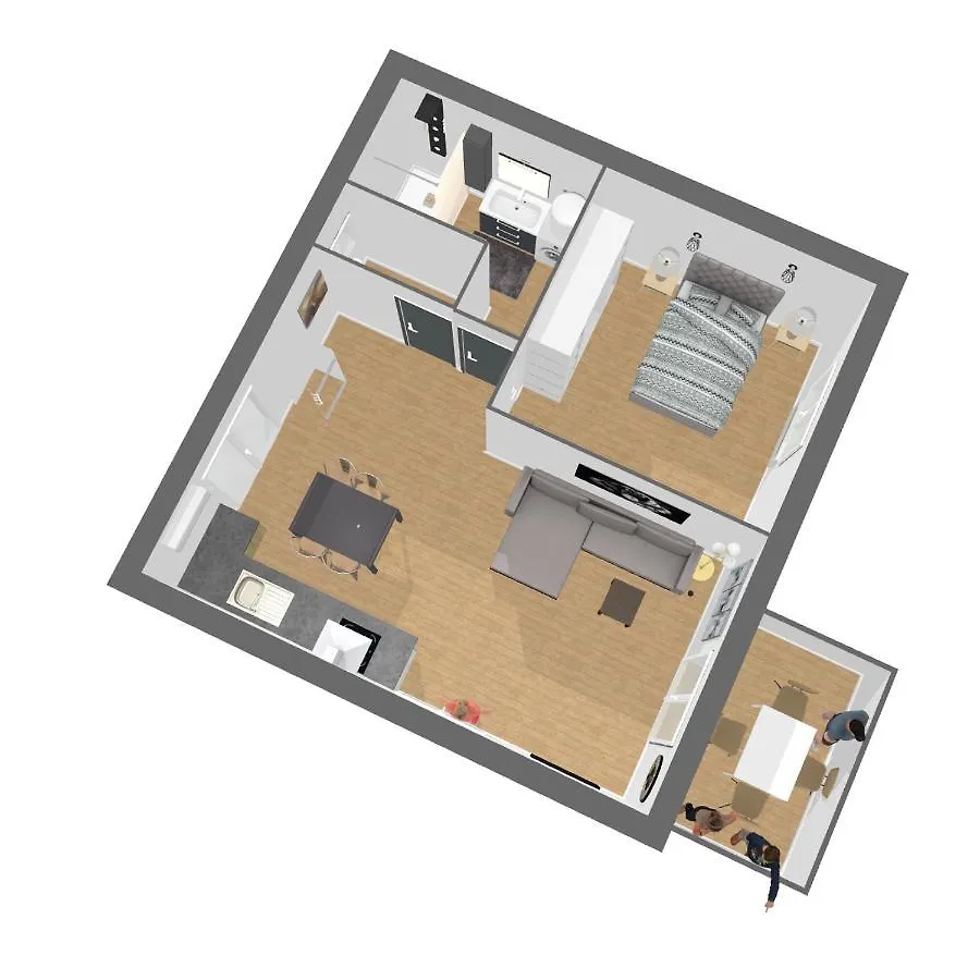 Les Vignes Ardechoises - Amandier Apartment Sarras